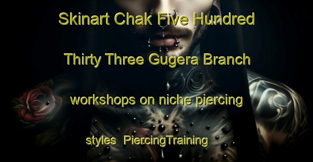 Skinart Chak Five Hundred Thirty Three Gugera Branch workshops on niche piercing styles | PiercingTraining | PiercingClasses | SkinartTraining-Pakistan