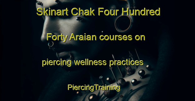 Skinart Chak Four Hundred Forty Araian courses on piercing wellness practices | PiercingTraining | PiercingClasses | SkinartTraining-Pakistan