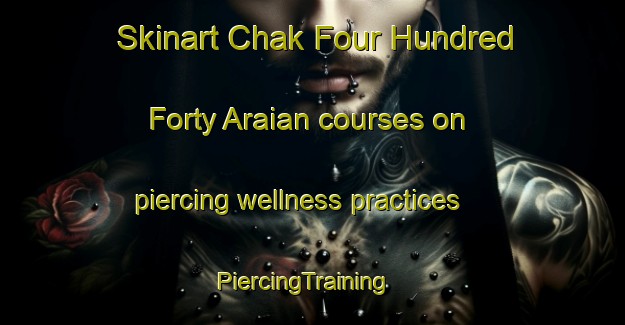 Skinart Chak Four Hundred Forty Araian courses on piercing wellness practices | PiercingTraining | PiercingClasses | SkinartTraining-Pakistan