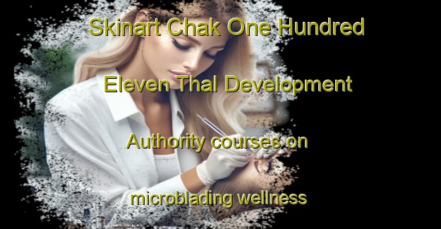 Skinart Chak One Hundred Eleven Thal Development Authority courses on microblading wellness practices | MicrobladingTraining | MicrobladingClasses | SkinartTraining-Pakistan