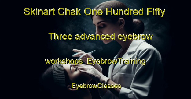 Skinart Chak One Hundred Fifty Three advanced eyebrow workshops | EyebrowTraining | EyebrowClasses | SkinartTraining-Pakistan