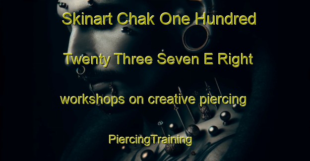 Skinart Chak One Hundred Twenty Three Seven E Right workshops on creative piercing | PiercingTraining | PiercingClasses | SkinartTraining-Pakistan