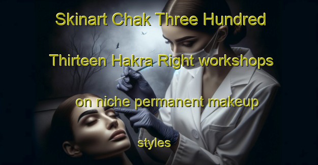 Skinart Chak Three Hundred Thirteen Hakra Right workshops on niche permanent makeup styles | PermanentmakeupTraining | PermanentmakeupClasses | SkinartTraining-Pakistan