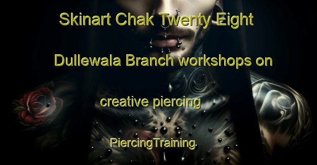 Skinart Chak Twenty Eight Dullewala Branch workshops on creative piercing | PiercingTraining | PiercingClasses | SkinartTraining-Pakistan