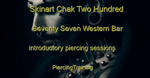 Skinart Chak Two Hundred Seventy Seven Western Bar introductory piercing sessions | PiercingTraining | PiercingClasses | SkinartTraining-Pakistan
