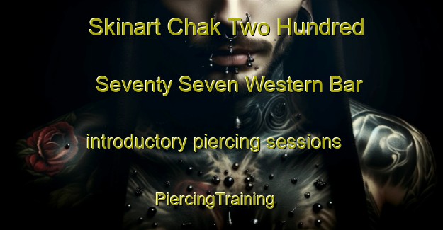 Skinart Chak Two Hundred Seventy Seven Western Bar introductory piercing sessions | PiercingTraining | PiercingClasses | SkinartTraining-Pakistan