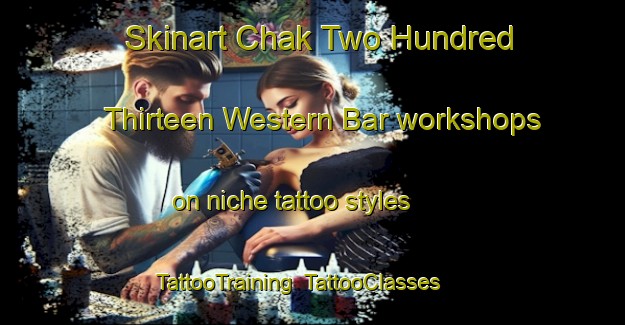 Skinart Chak Two Hundred Thirteen Western Bar workshops on niche tattoo styles | TattooTraining | TattooClasses | SkinartTraining-Pakistan