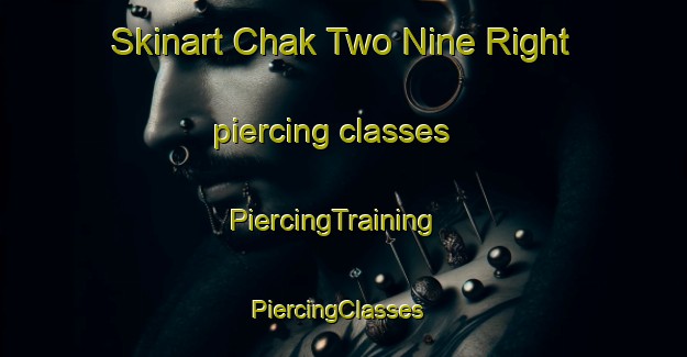 Skinart Chak Two Nine Right piercing classes | PiercingTraining | PiercingClasses | SkinartTraining-Pakistan