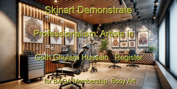 Skinart Demonstrate Professionalism: Artists in Goth Ghulam Hussain - Register for BAQA Membership | Body Art Qualification Authority | BAQA-Pakistan