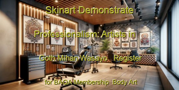Skinart Demonstrate Professionalism: Artists in Goth Mihan Wasayo - Register for BAQA Membership | Body Art Qualification Authority | BAQA-Pakistan