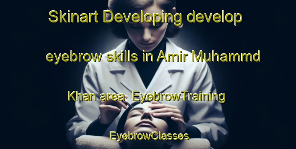 Skinart Developing develop eyebrow skills in Amir Muhammd Khan area | EyebrowTraining | EyebrowClasses | SkinartTraining-Pakistan