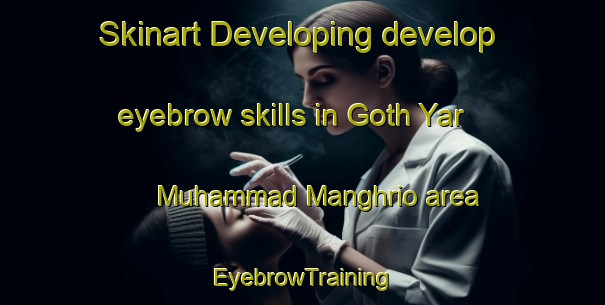 Skinart Developing develop eyebrow skills in Goth Yar Muhammad Manghrio area | EyebrowTraining | EyebrowClasses | SkinartTraining-Pakistan