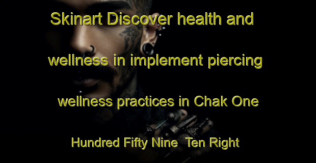 Skinart Discover health and wellness in implement piercing wellness practices in Chak One Hundred Fifty Nine  Ten Right A | PiercingTraining | PiercingClasses | SkinartTraining-Pakistan