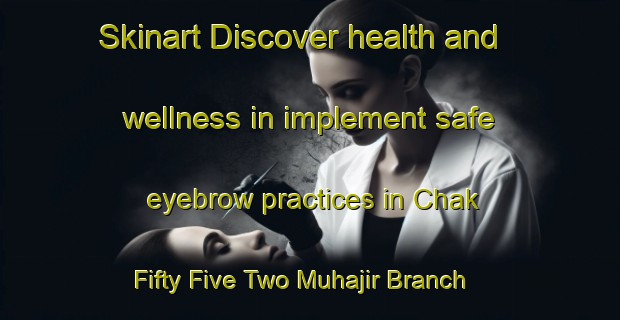 Skinart Discover health and wellness in implement safe eyebrow practices in Chak Fifty Five Two Muhajir Branch | EyebrowTraining | EyebrowClasses | SkinartTraining-Pakistan