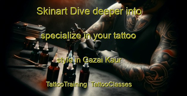 Skinart Dive deeper into specialize in your tattoo style in Gazai Kaur | TattooTraining | TattooClasses | SkinartTraining-Pakistan