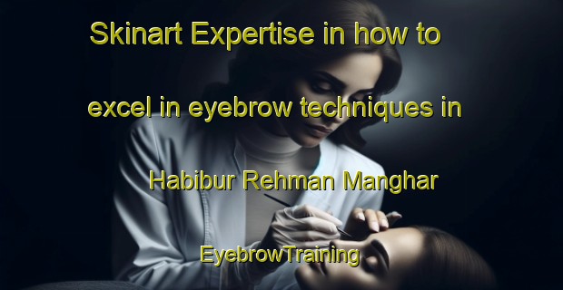 Skinart Expertise in how to excel in eyebrow techniques in Habibur Rehman Manghar | EyebrowTraining | EyebrowClasses | SkinartTraining-Pakistan