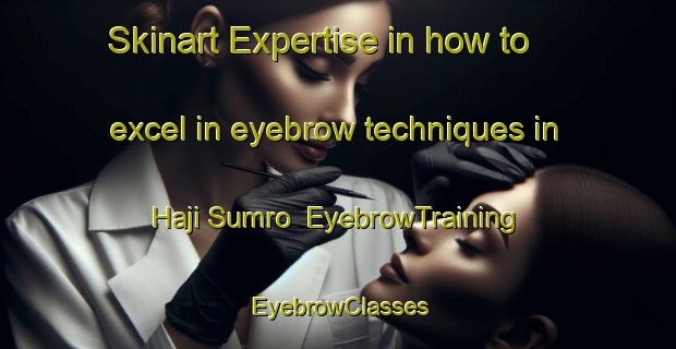 Skinart Expertise in how to excel in eyebrow techniques in Haji Sumro | EyebrowTraining | EyebrowClasses | SkinartTraining-Pakistan