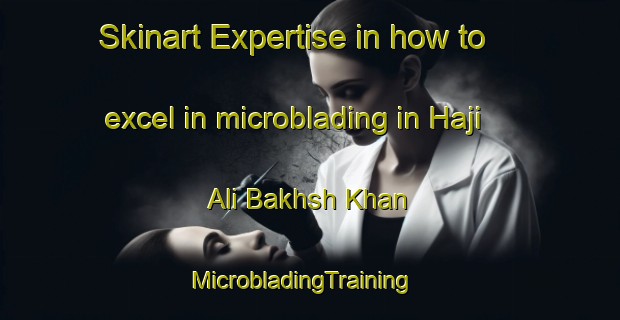 Skinart Expertise in how to excel in microblading in Haji Ali Bakhsh Khan | MicrobladingTraining | MicrobladingClasses | SkinartTraining-Pakistan