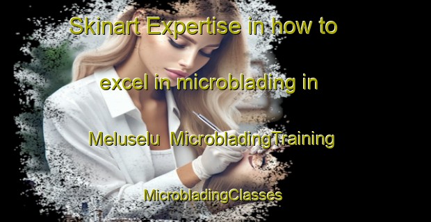 Skinart Expertise in how to excel in microblading in Meluselu | MicrobladingTraining | MicrobladingClasses | SkinartTraining-Pakistan