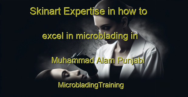 Skinart Expertise in how to excel in microblading in Muhammad Alam Punjabi | MicrobladingTraining | MicrobladingClasses | SkinartTraining-Pakistan