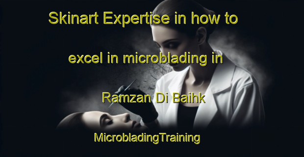 Skinart Expertise in how to excel in microblading in Ramzan Di Baihk | MicrobladingTraining | MicrobladingClasses | SkinartTraining-Pakistan