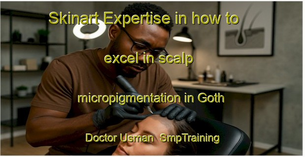 Skinart Expertise in how to excel in scalp micropigmentation in Goth Doctor Usman | SmpTraining | SmpClasses | SkinartTraining-Pakistan