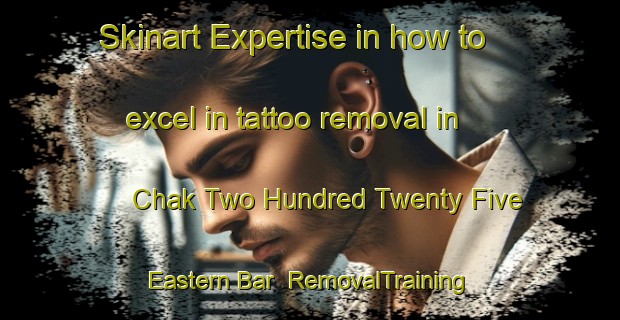 Skinart Expertise in how to excel in tattoo removal in Chak Two Hundred Twenty Five Eastern Bar | RemovalTraining | RemovalClasses | SkinartTraining-Pakistan