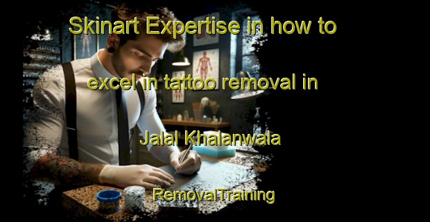 Skinart Expertise in how to excel in tattoo removal in Jalal Khalanwala | RemovalTraining | RemovalClasses | SkinartTraining-Pakistan