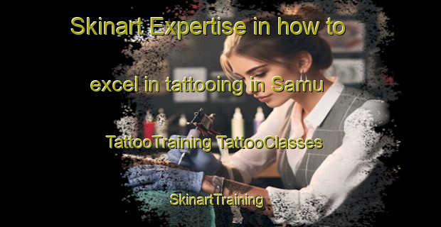 Skinart Expertise in how to excel in tattooing in Samu | #TattooTraining #TattooClasses #SkinartTraining-Pakistan