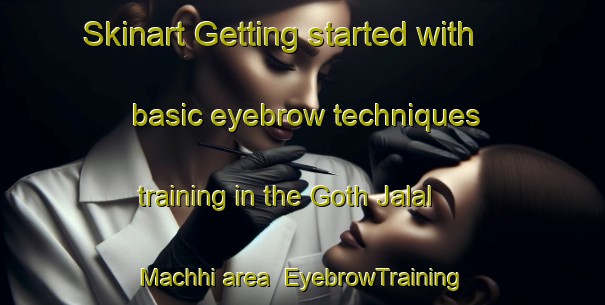 Skinart Getting started with basic eyebrow techniques training in the Goth Jalal Machhi area | EyebrowTraining | EyebrowClasses | SkinartTraining-Pakistan