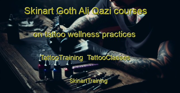 Skinart Goth Ali Qazi courses on tattoo wellness practices | TattooTraining | TattooClasses | SkinartTraining-Pakistan