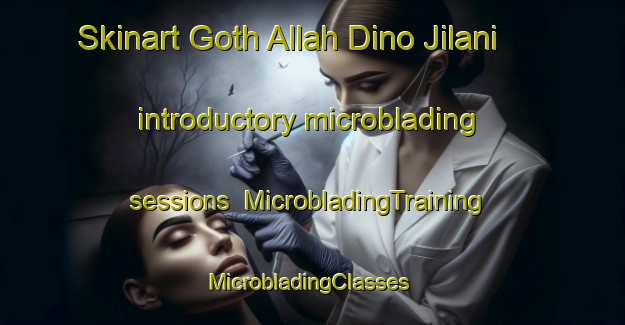 Skinart Goth Allah Dino Jilani introductory microblading sessions | MicrobladingTraining | MicrobladingClasses | SkinartTraining-Pakistan