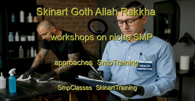 Skinart Goth Allah Rakkha workshops on niche SMP approaches | SmpTraining | SmpClasses | SkinartTraining-Pakistan