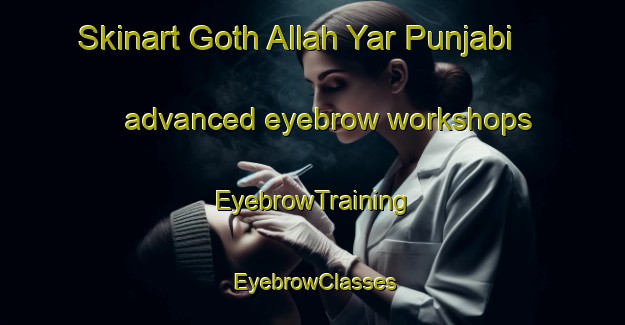 Skinart Goth Allah Yar Punjabi advanced eyebrow workshops | EyebrowTraining | EyebrowClasses | SkinartTraining-Pakistan
