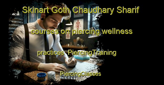 Skinart Goth Chaudhary Sharif courses on piercing wellness practices | PiercingTraining | PiercingClasses | SkinartTraining-Pakistan