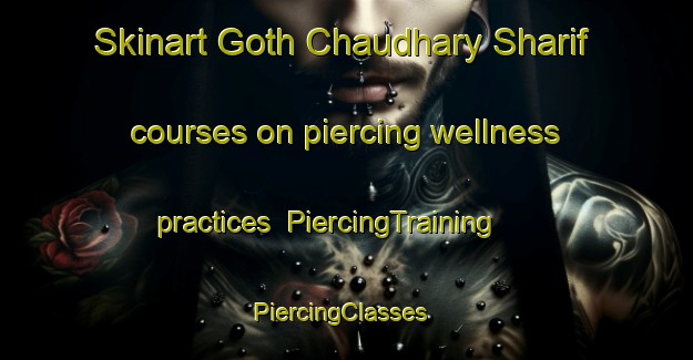Skinart Goth Chaudhary Sharif courses on piercing wellness practices | PiercingTraining | PiercingClasses | SkinartTraining-Pakistan