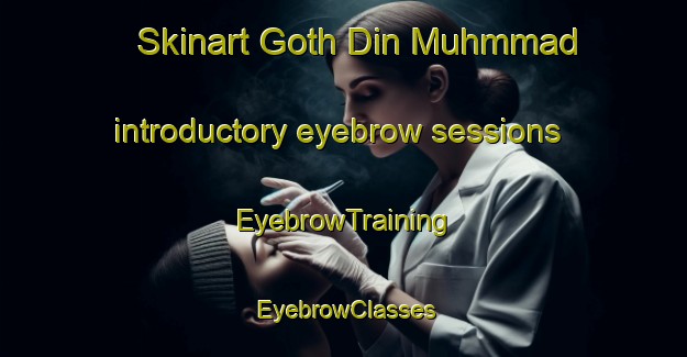 Skinart Goth Din Muhmmad introductory eyebrow sessions | EyebrowTraining | EyebrowClasses | SkinartTraining-Pakistan