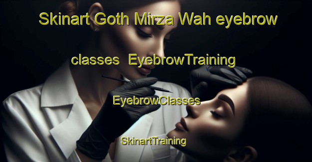 Skinart Goth Mirza Wah eyebrow classes | EyebrowTraining | EyebrowClasses | SkinartTraining-Pakistan