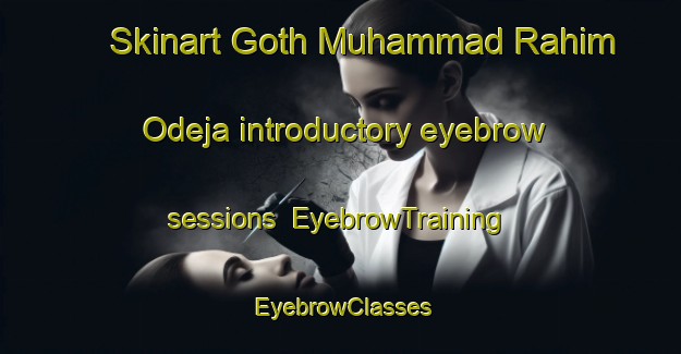 Skinart Goth Muhammad Rahim Odeja introductory eyebrow sessions | EyebrowTraining | EyebrowClasses | SkinartTraining-Pakistan