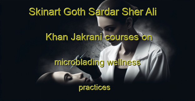 Skinart Goth Sardar Sher Ali Khan Jakrani courses on microblading wellness practices | MicrobladingTraining | MicrobladingClasses | SkinartTraining-Pakistan