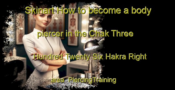 Skinart How to become a body piercer in the Chak Three Hundred Twenty Six Hakra Right area | PiercingTraining | PiercingClasses | SkinartTraining-Pakistan