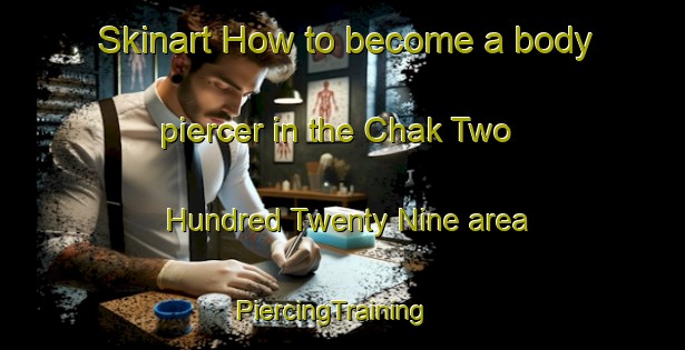 Skinart How to become a body piercer in the Chak Two Hundred Twenty Nine area | PiercingTraining | PiercingClasses | SkinartTraining-Pakistan