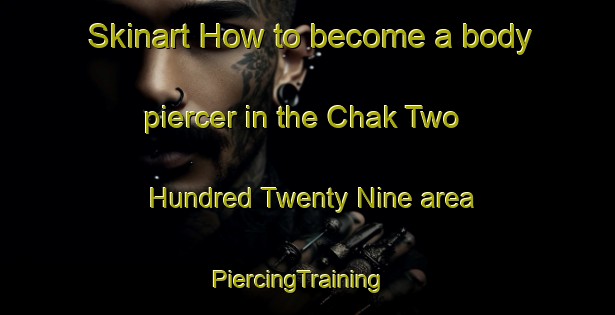 Skinart How to become a body piercer in the Chak Two Hundred Twenty Nine area | PiercingTraining | PiercingClasses | SkinartTraining-Pakistan