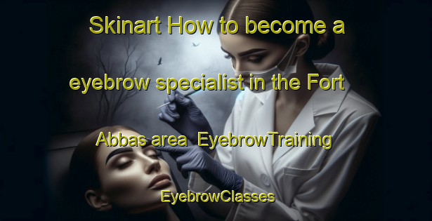Skinart How to become a eyebrow specialist in the Fort Abbas area | EyebrowTraining | EyebrowClasses | SkinartTraining-Pakistan