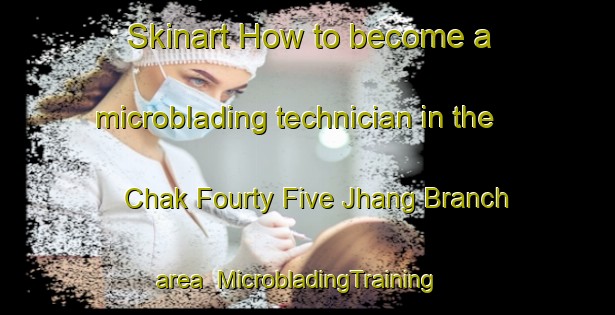 Skinart How to become a microblading technician in the Chak Fourty Five Jhang Branch area | MicrobladingTraining | MicrobladingClasses | SkinartTraining-Pakistan
