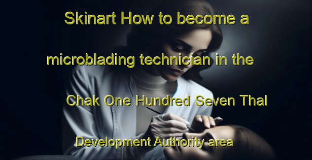 Skinart How to become a microblading technician in the Chak One Hundred Seven Thal Development Authority area | MicrobladingTraining | MicrobladingClasses | SkinartTraining-Pakistan