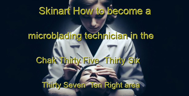 Skinart How to become a microblading technician in the Chak Thirty Five  Thirty Six  Thirty Seven  Ten Right area | MicrobladingTraining | MicrobladingClasses | SkinartTraining-Pakistan