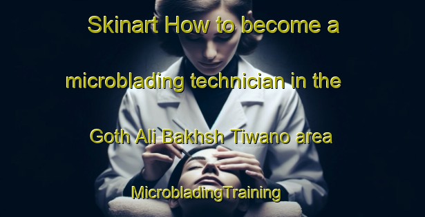 Skinart How to become a microblading technician in the Goth Ali Bakhsh Tiwano area | MicrobladingTraining | MicrobladingClasses | SkinartTraining-Pakistan