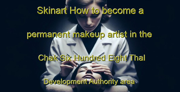 Skinart How to become a permanent makeup artist in the Chak Six Hundred Eight Thal Development Authority area | PermanentmakeupTraining | PermanentmakeupClasses | SkinartTraining-Pakistan
