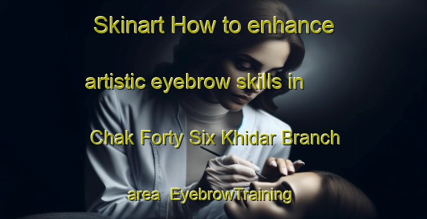 Skinart How to enhance artistic eyebrow skills in Chak Forty Six Khidar Branch area | EyebrowTraining | EyebrowClasses | SkinartTraining-Pakistan